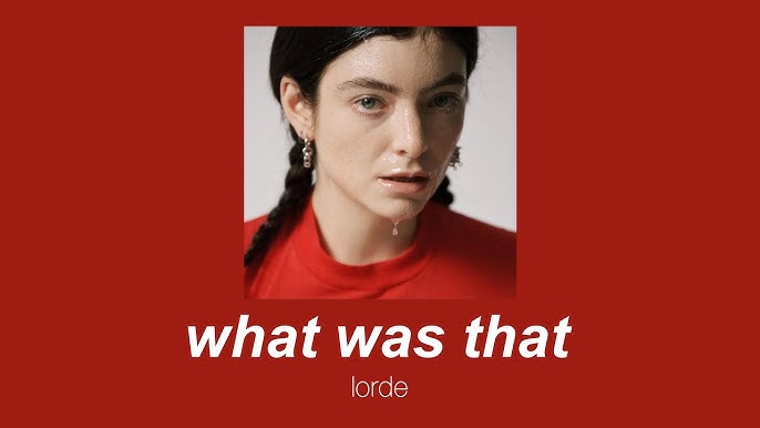 What Was That Lyrics